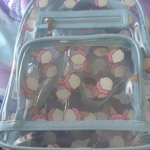 Ice cream clear backpack Mini